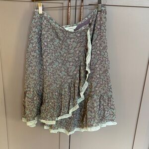 Sundance Floral Ruffle Skirt (6)